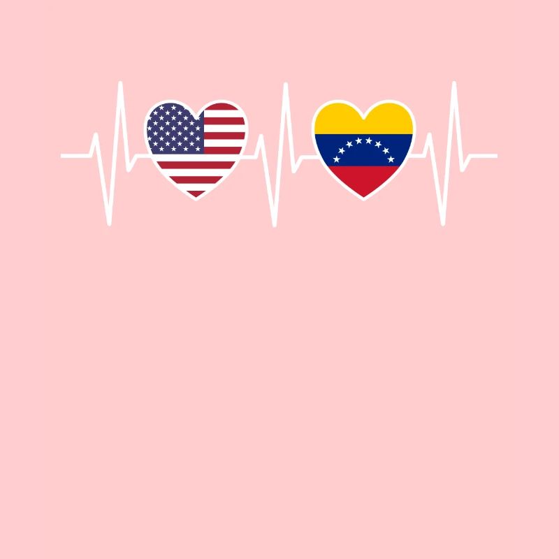 Drapeaux du drapeau vénézuélien des États-Unis et du Venezuela