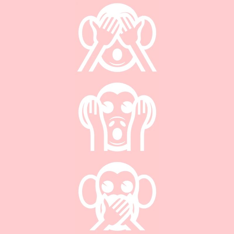 Three Wise Monkeys Vertikale