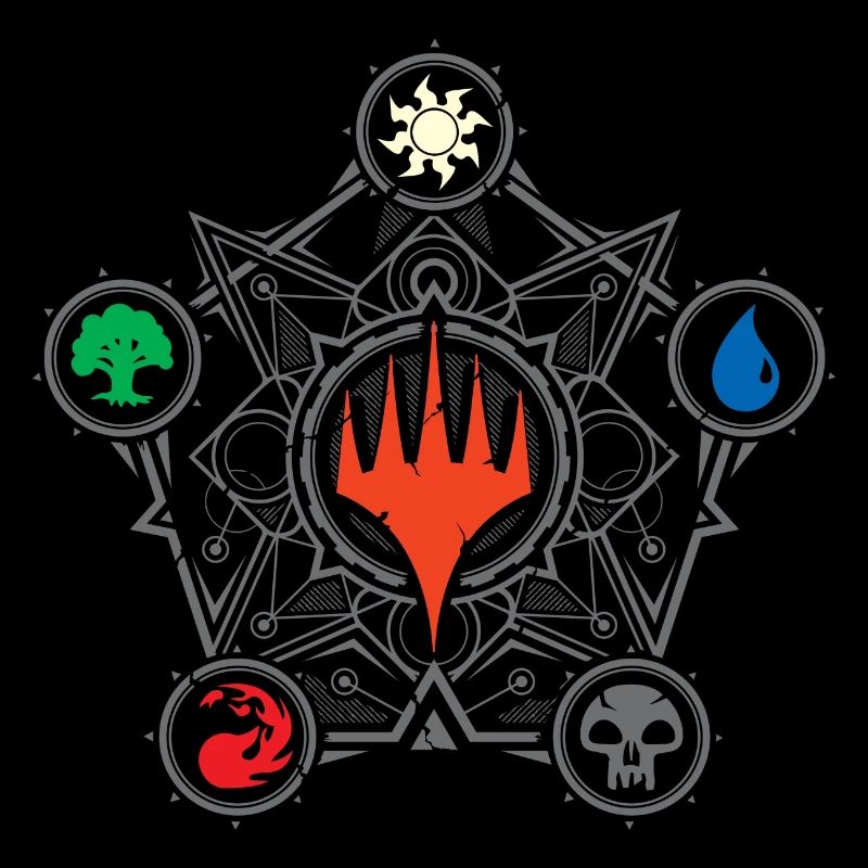 Magic: The Gathering Cinq Qouleurs De La Magique