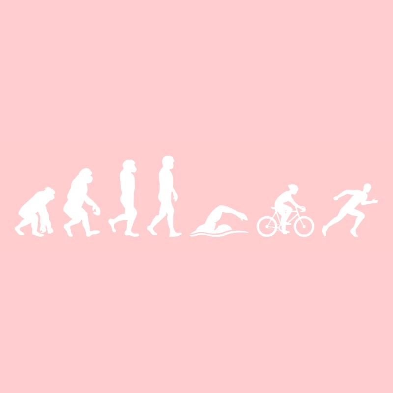 Swim Bike Run Triathlon Triathlète Evolution Drôle