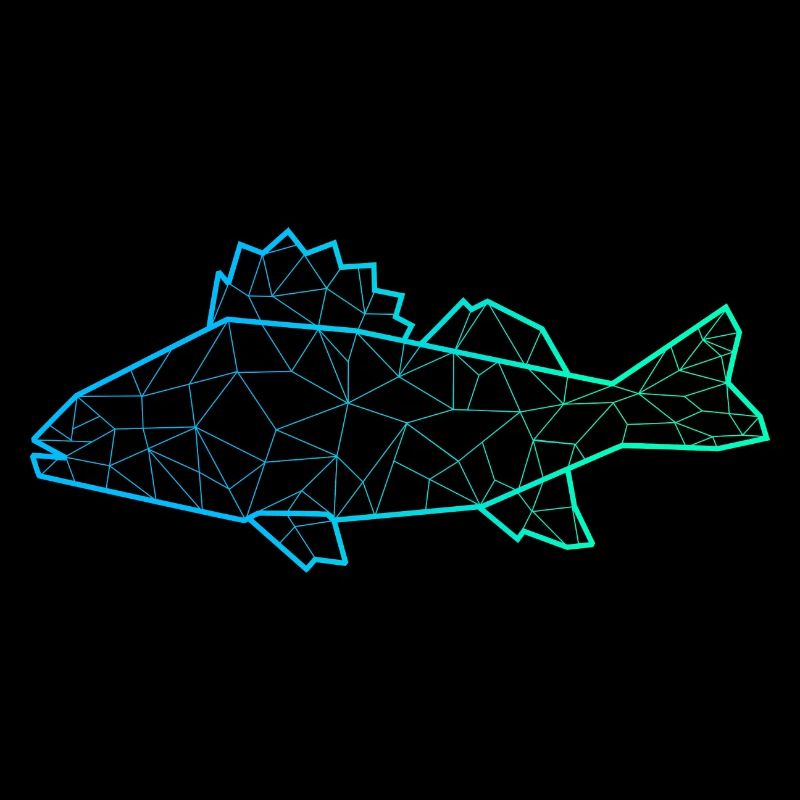 Perche Pêche Polygone Poisson Pêcheur Pêcheur Pêcheur