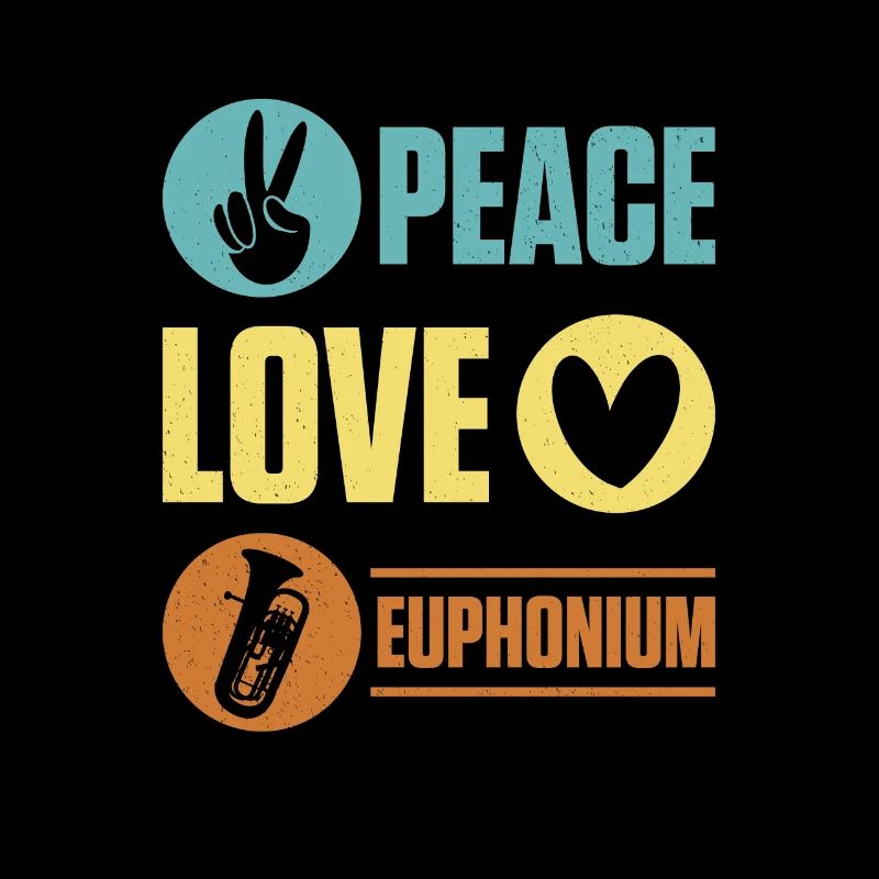 Euphonium baryton en laiton profond