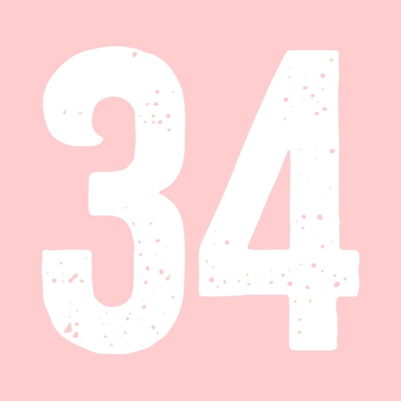 34 Numéros Blanc