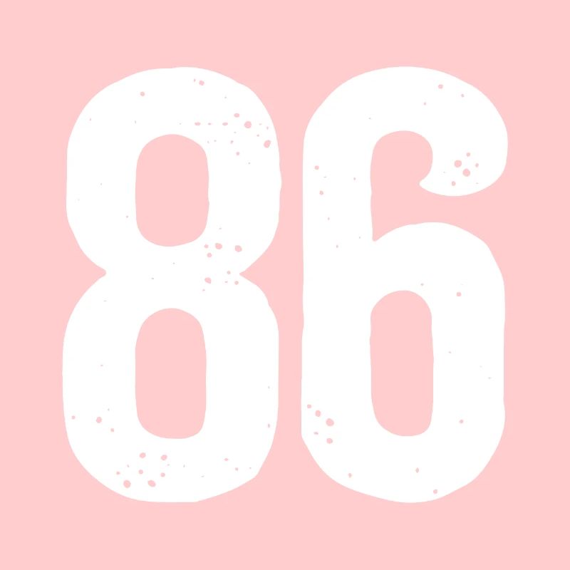 86 Numéros Blanc