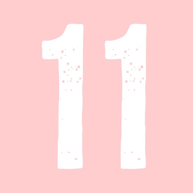 11 Numéros Blanc
