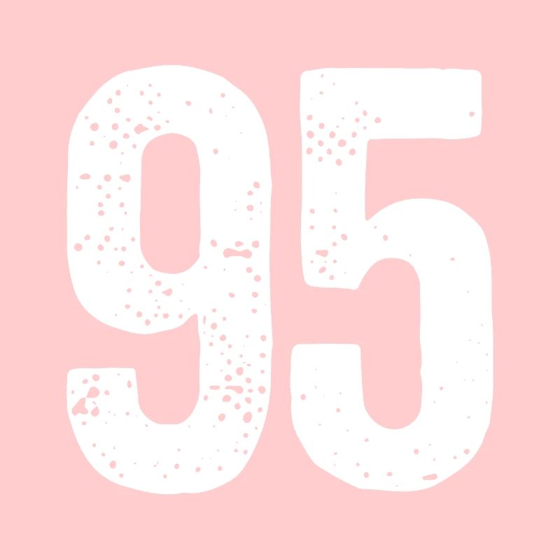 95 Numéros Blanc