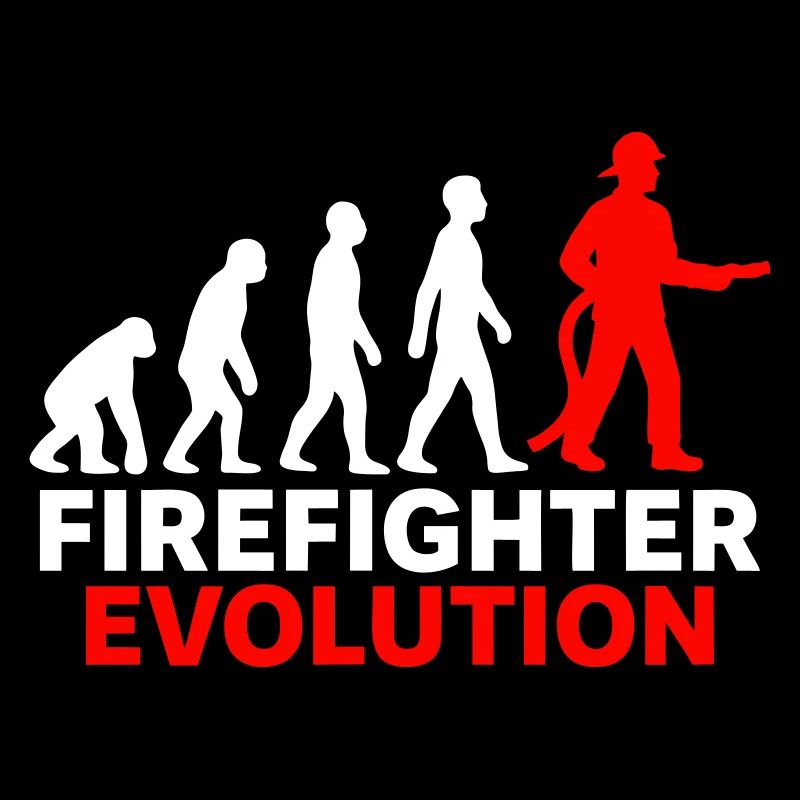 Firefighter Evolution Hero Gift Cool