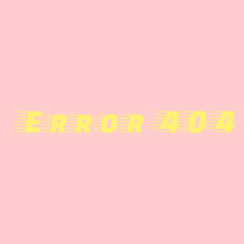 Error 404,yellow font, typography