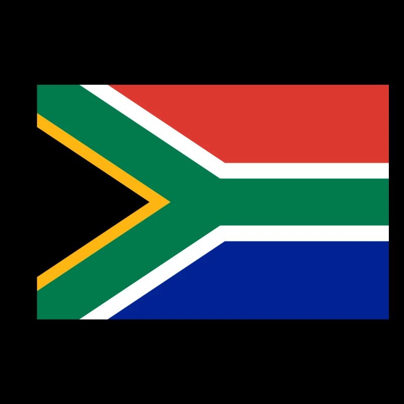 Südafrika Flagge