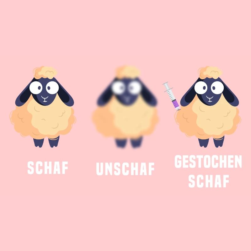 Schaf Unschaf Gestochen Schaf