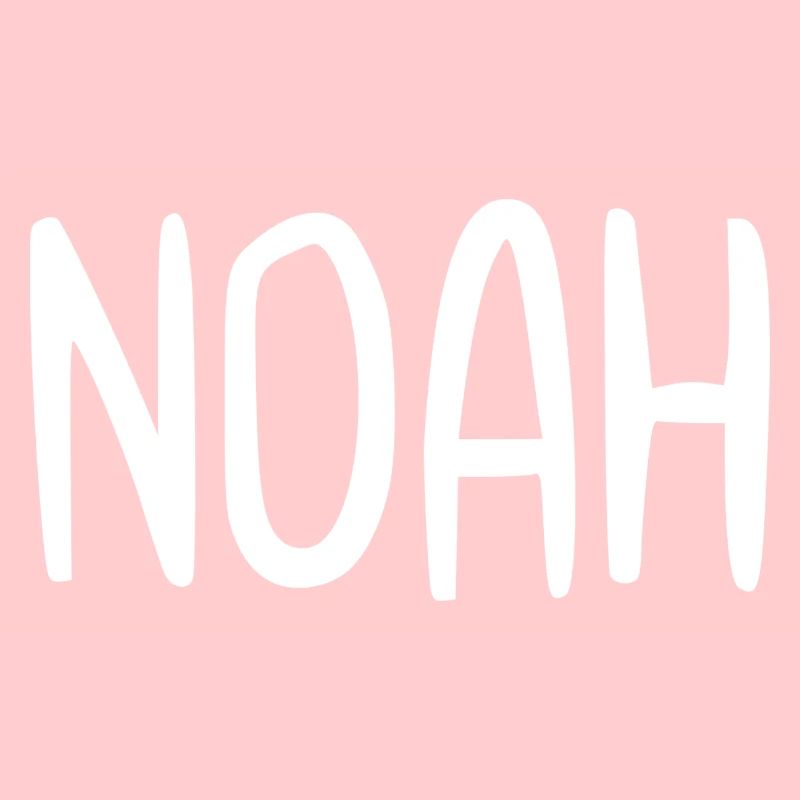 Noah Custom Name Schriftart Text Geburtstag