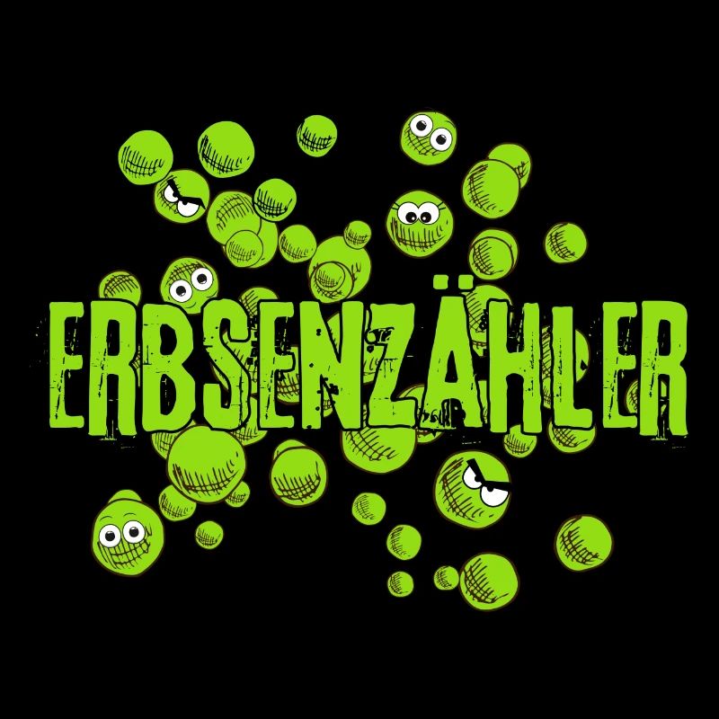 Erbsenzähler mrs Erdnuss grün fun comic