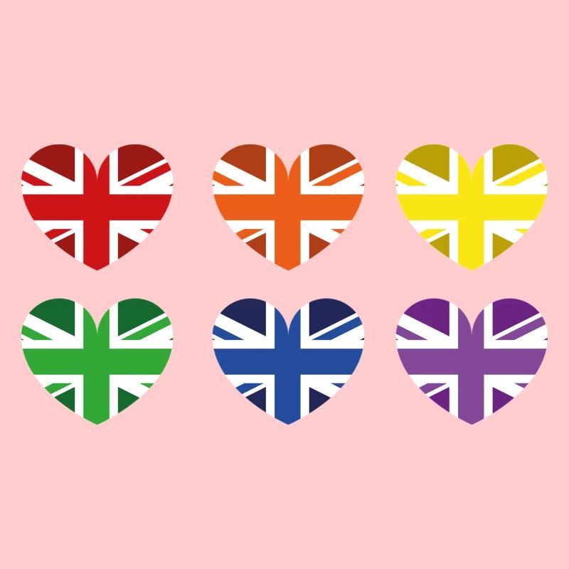 DRAPEAU ARC-EN-CIEL DU ROYAUME-UNI