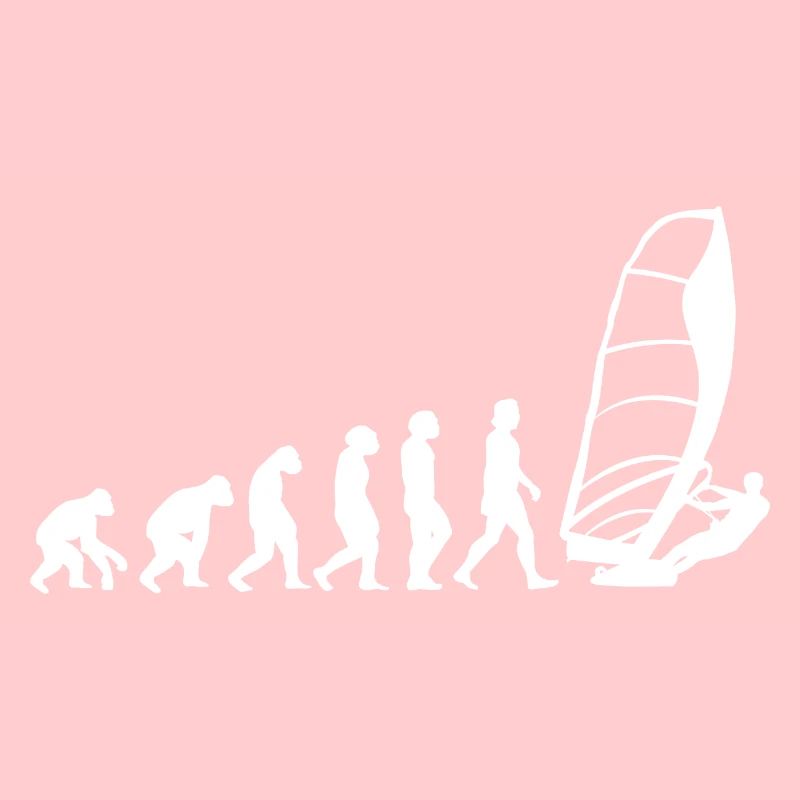 Wind Surfen Evolution der Menschen Sport