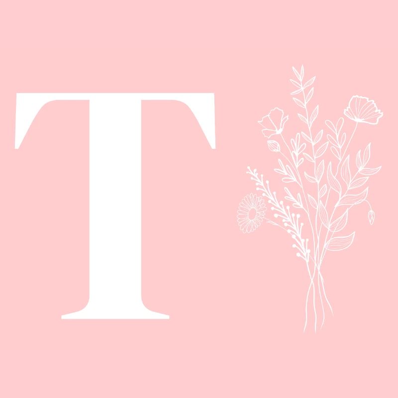 Minimalistisches Blumenmuster