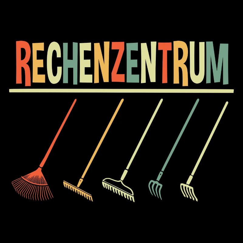 Rechenzentrum Gärtner Gartenarbeit Rechen Garten