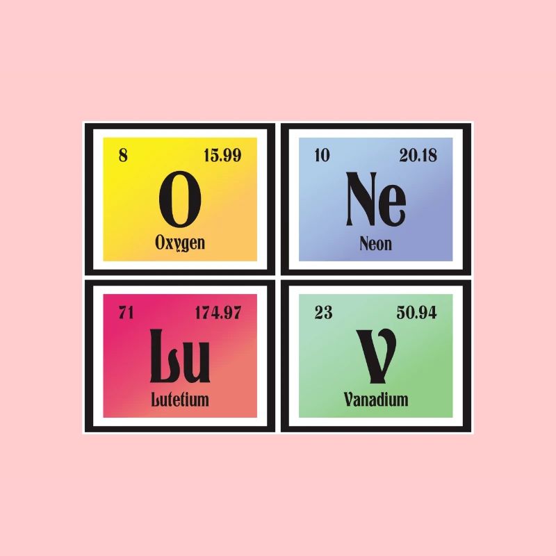 One Love | Periodensystem der Elemente