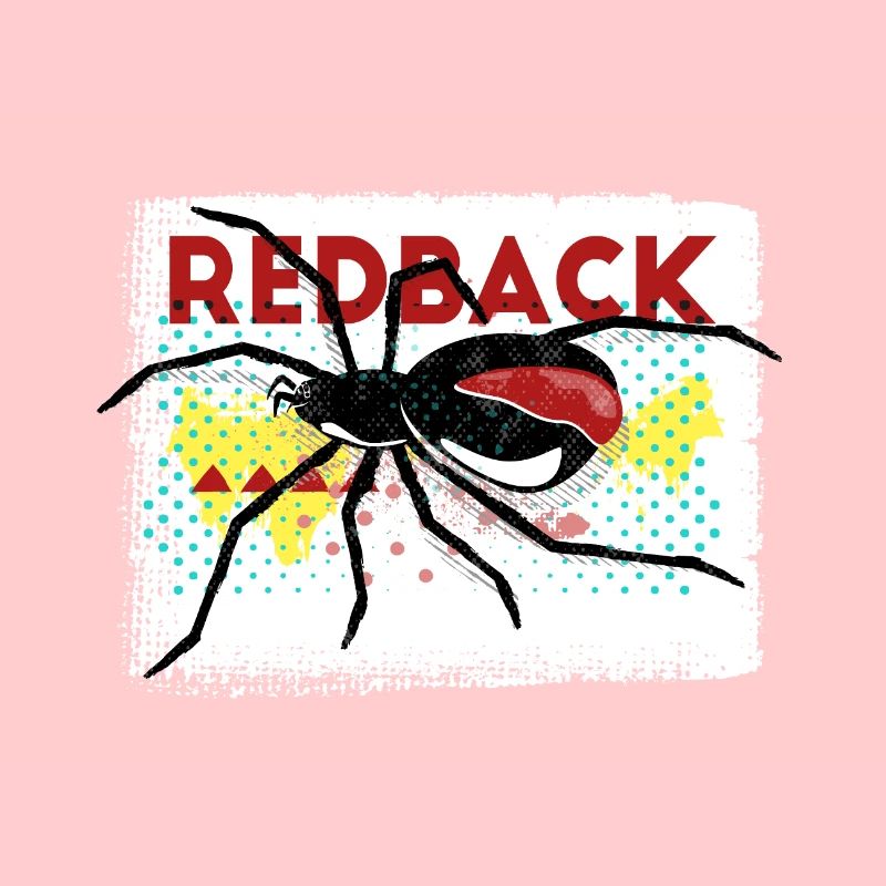 Araignée à dos rouge
