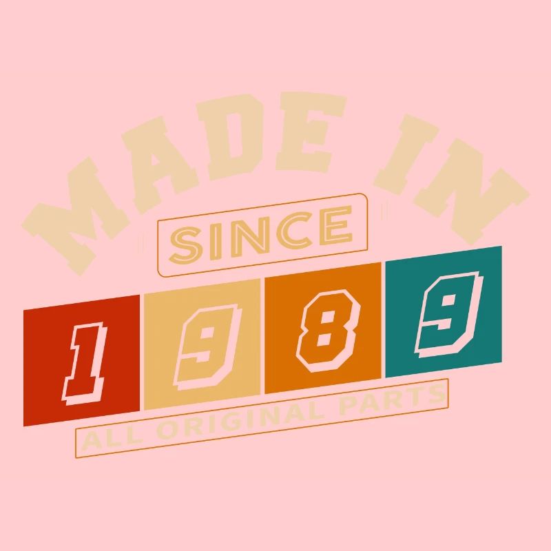 Made in 1989 anniversaire 35 ans