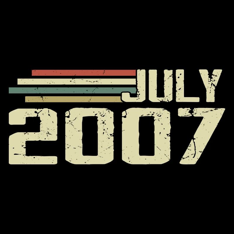 Birthday July 2007 Year 2007 July Year 2007