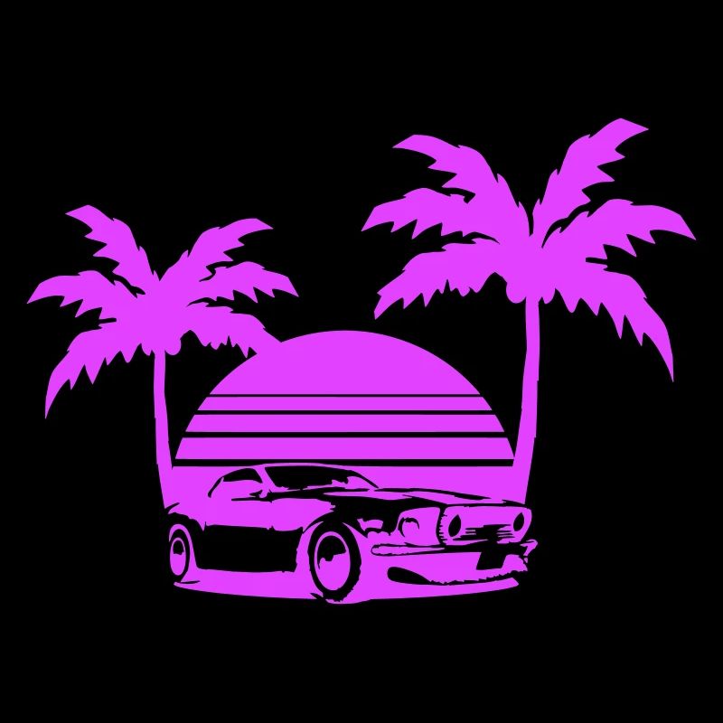 Miami USA Cool Oldtimer Auto Sonne Amerika Florida