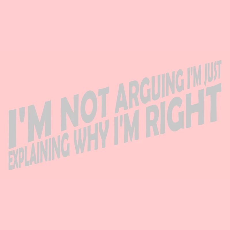 I m not arguing
