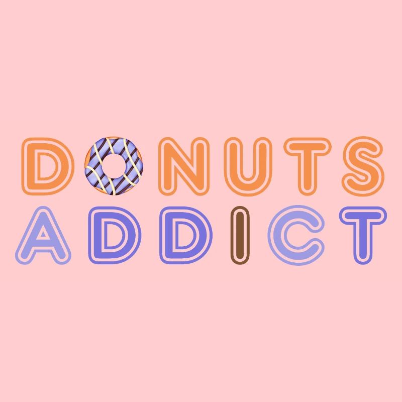 Donuts addict purple choco