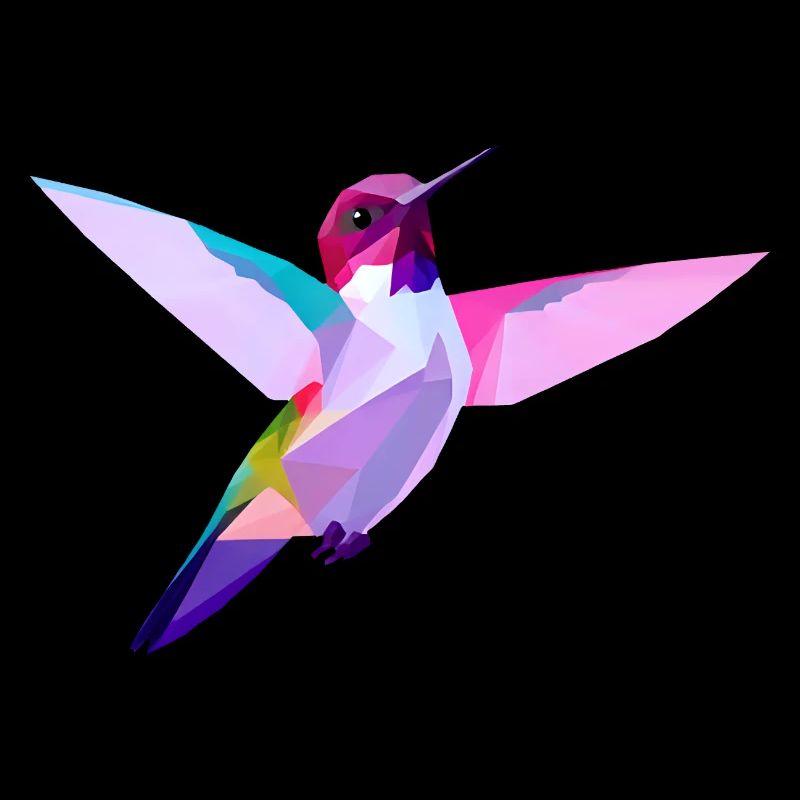 Lebendiger lilaköpfiger Vogel im Flug