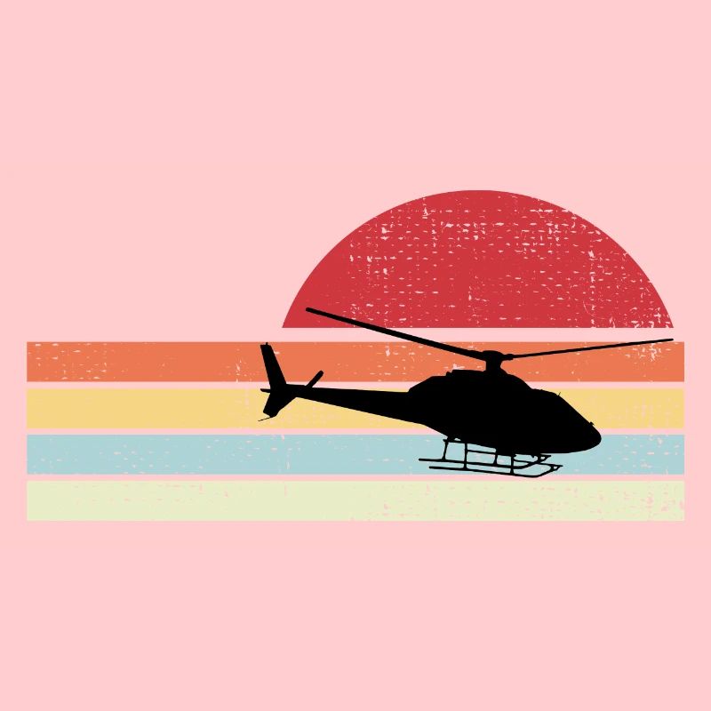 Helicopter Helicopter Gift Retro