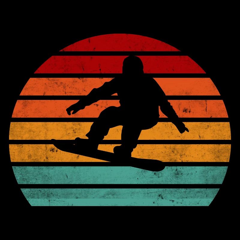 Snowboarder Vintage Snowboarding