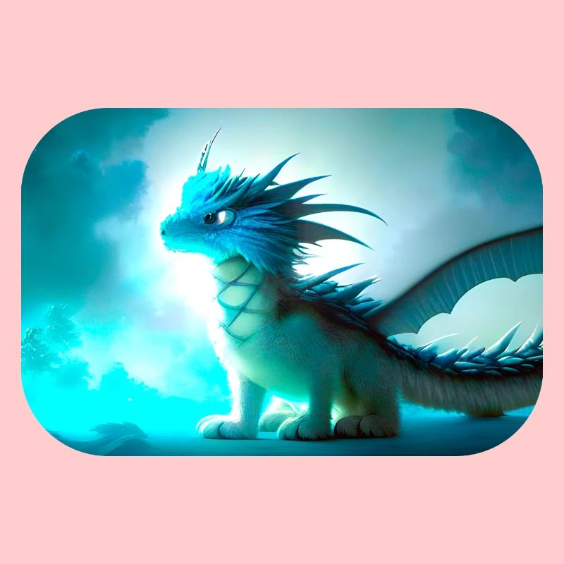 Grummliger kleiner Drache