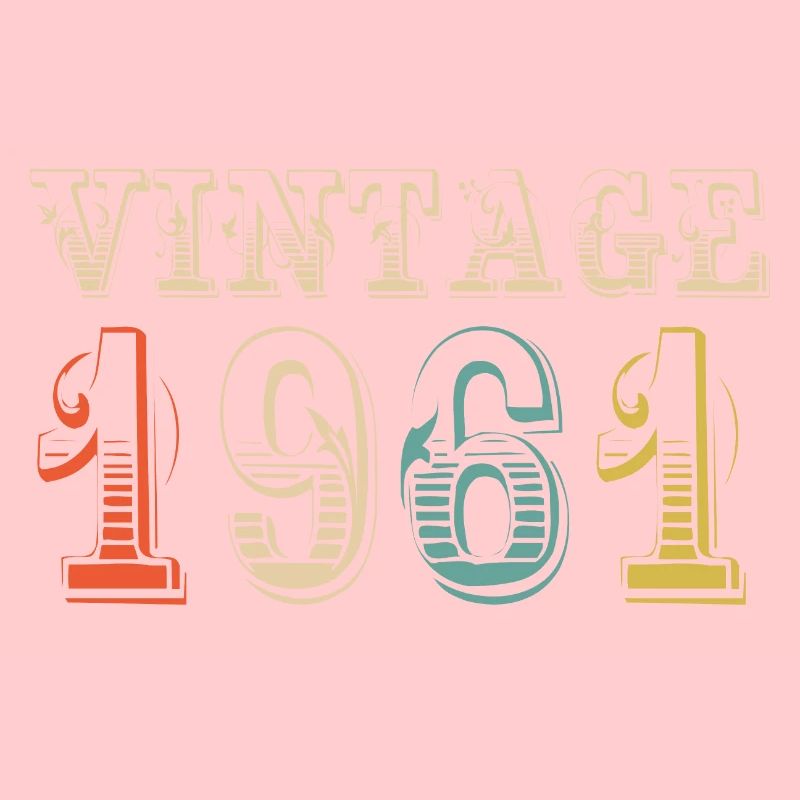 Vintage 1961 - 63rd birthday - 63 years old