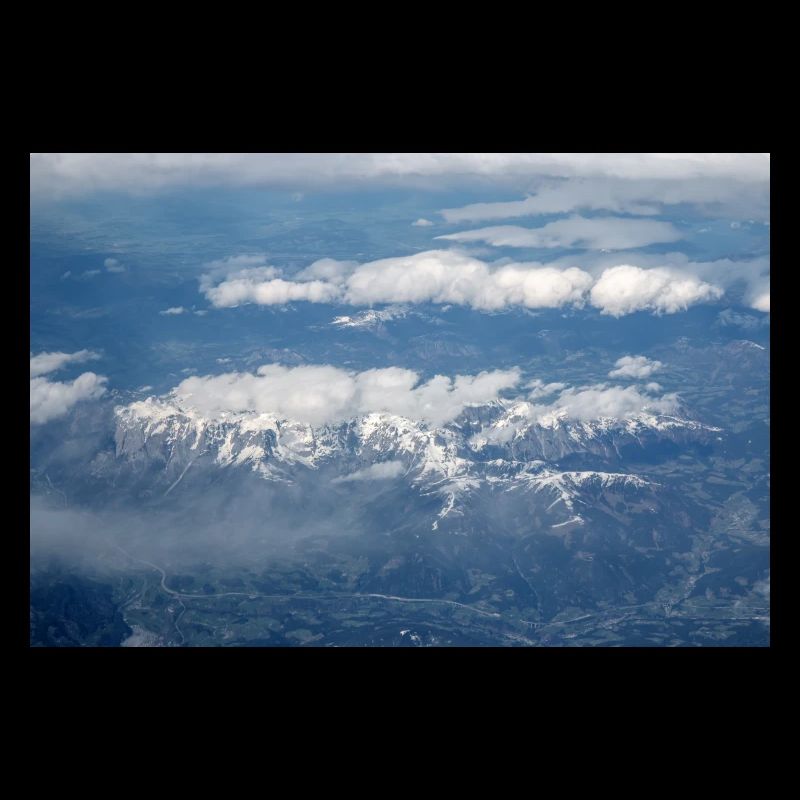 Formations nuageuses et Alpes près de la Zugspitze