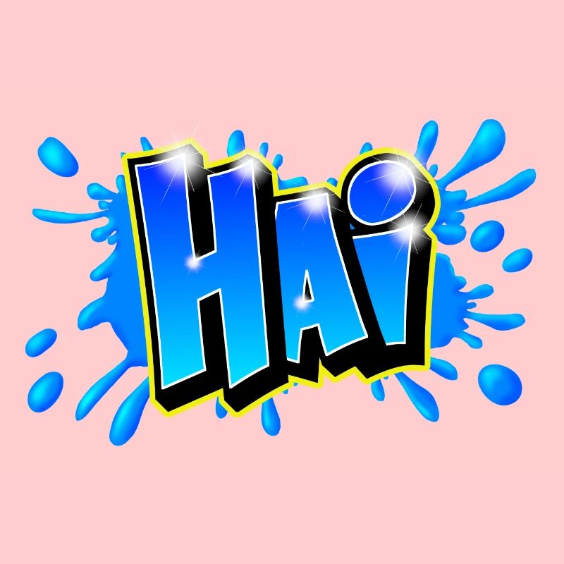 Graffiti name "HAI" Printable any medium!