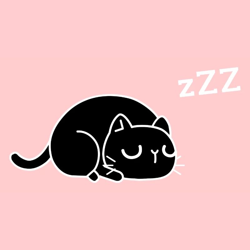 müde Katze