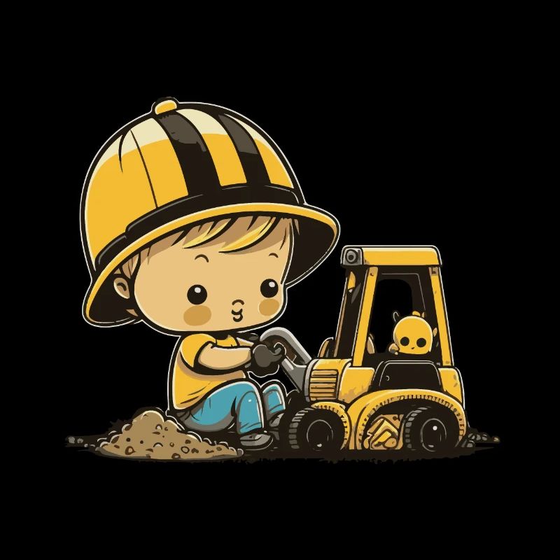 Petit ouvrier de la construction