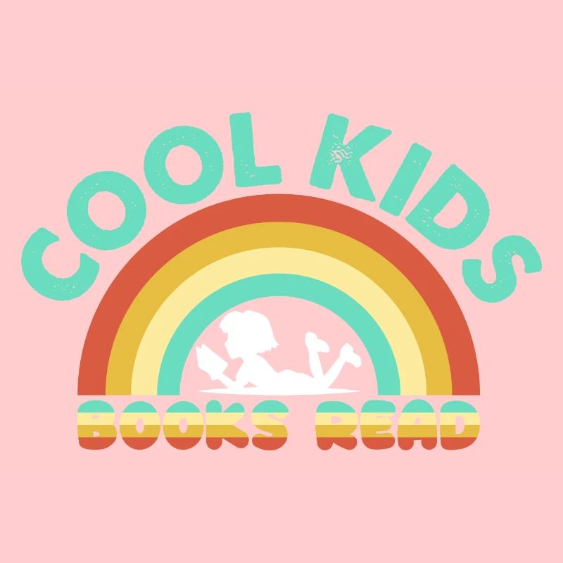 Coole Kinder lesen Buch Reader Funny Bookworm