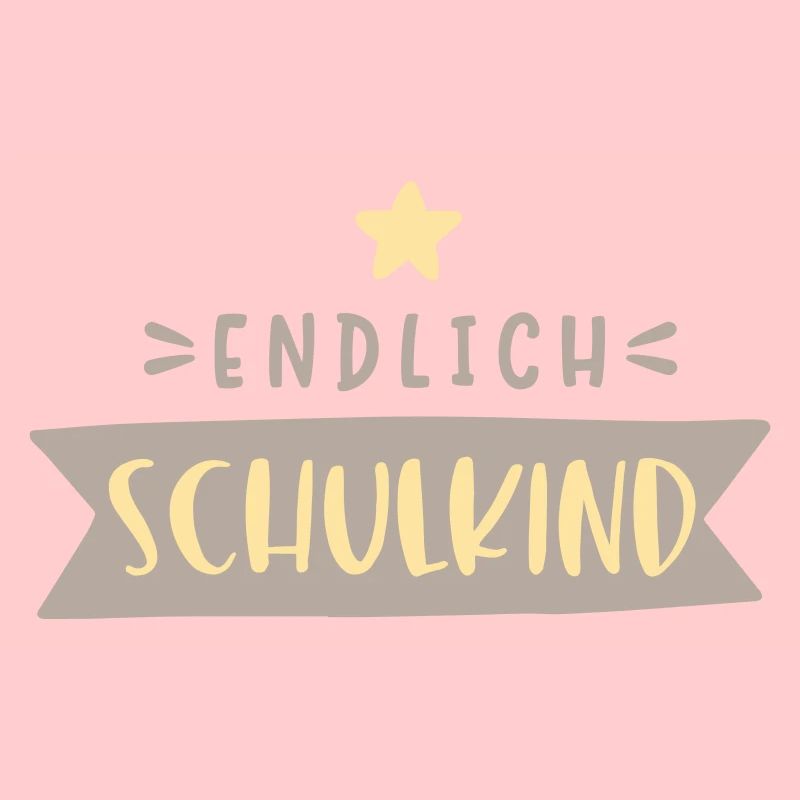 endlich Schulkind mit Stern