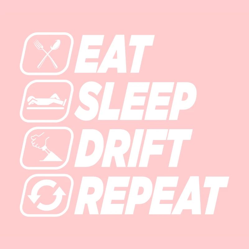 MANGER SOMMEIL DÉRIVE RÉPÉTER