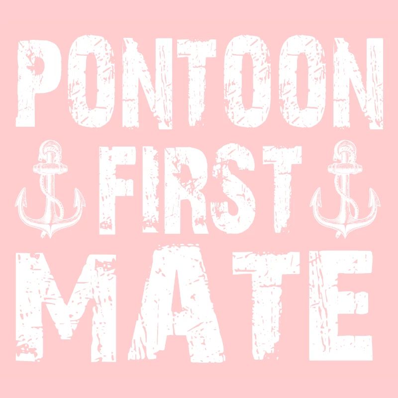 Pontoon First Mate Lake Boating Summer Vintage