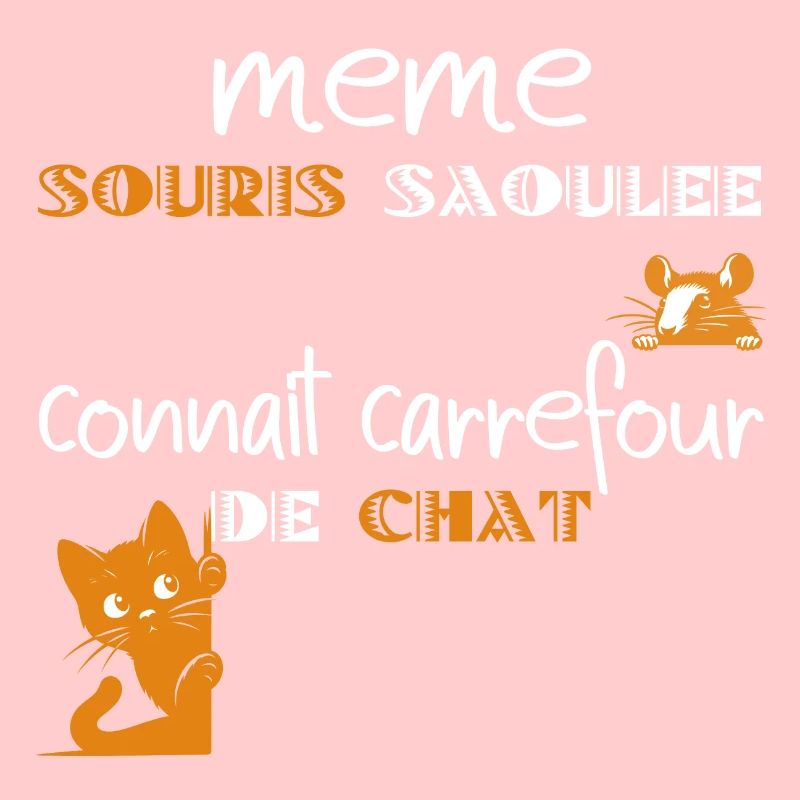 Même souris saoulée connaît carrefour de chat