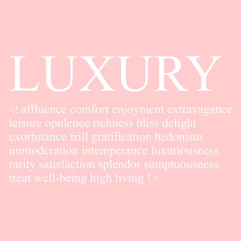 Luxe - Exemples