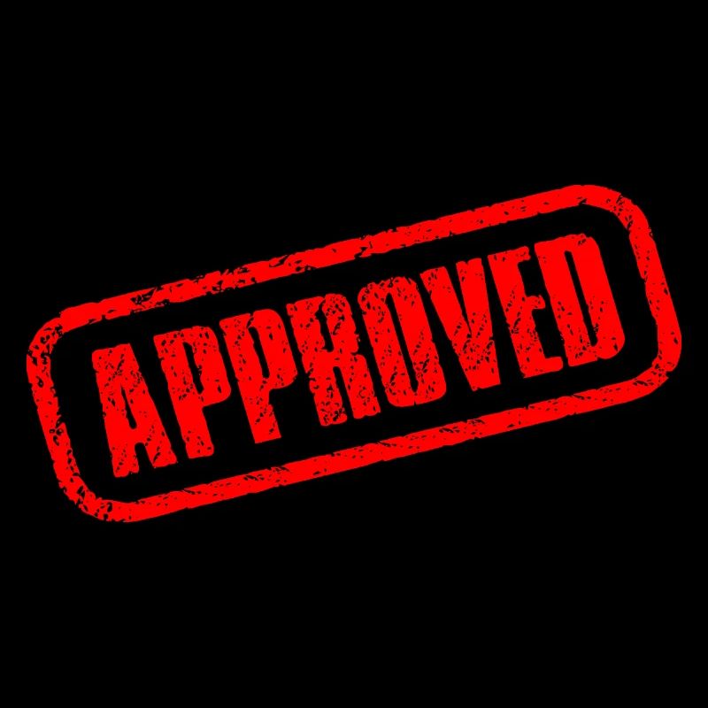approved approuvé tampon