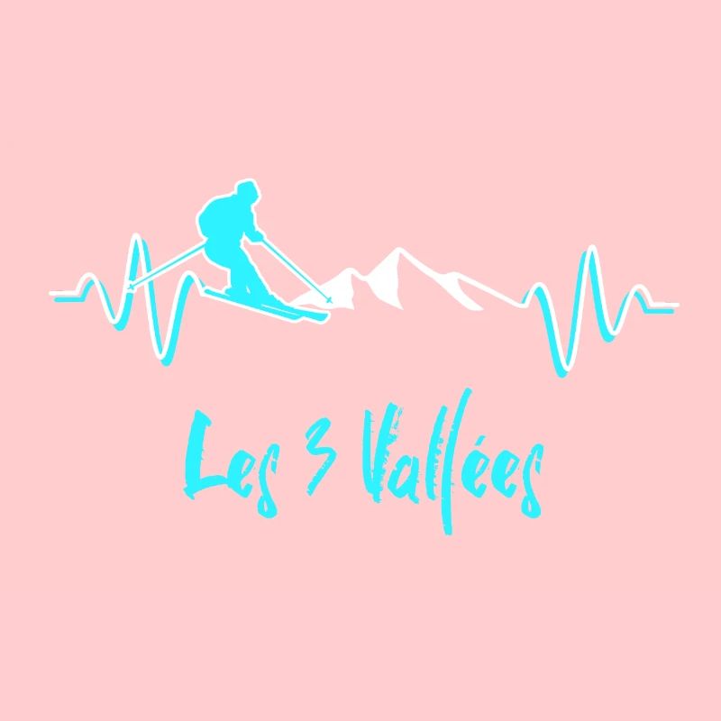 Skier Les 3 Vallées