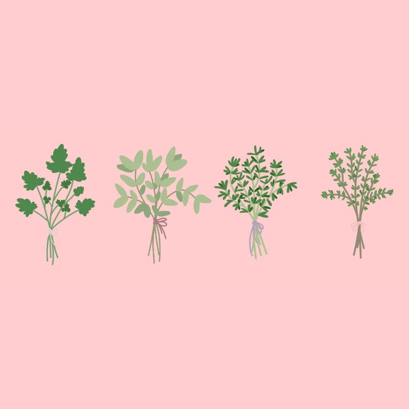 Persil, sauge, romarin et thym