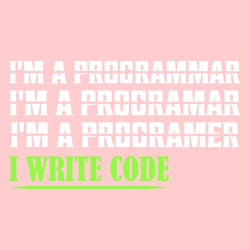 Je suis un programmar ........ J’écris du code logiciel de codage