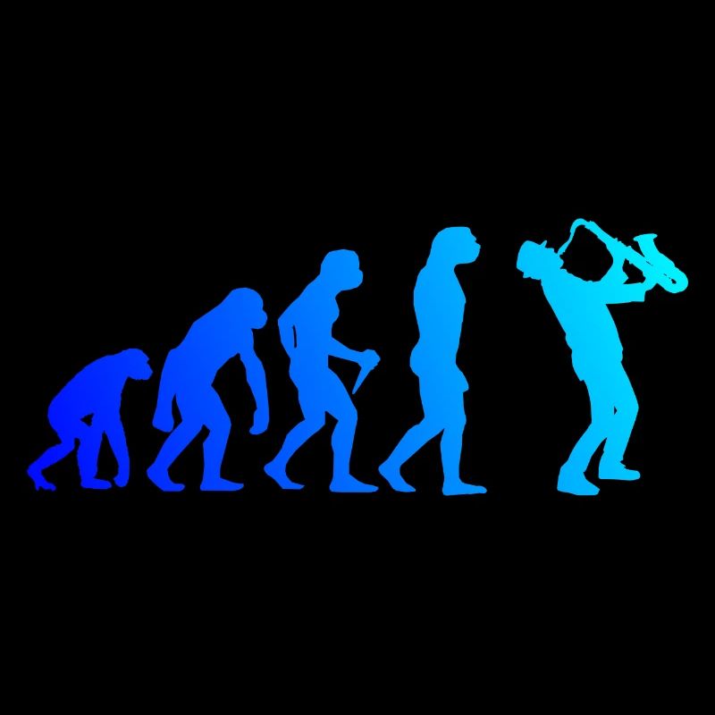 Saxophon Evolution Saxophonist Sax Herren Jungen