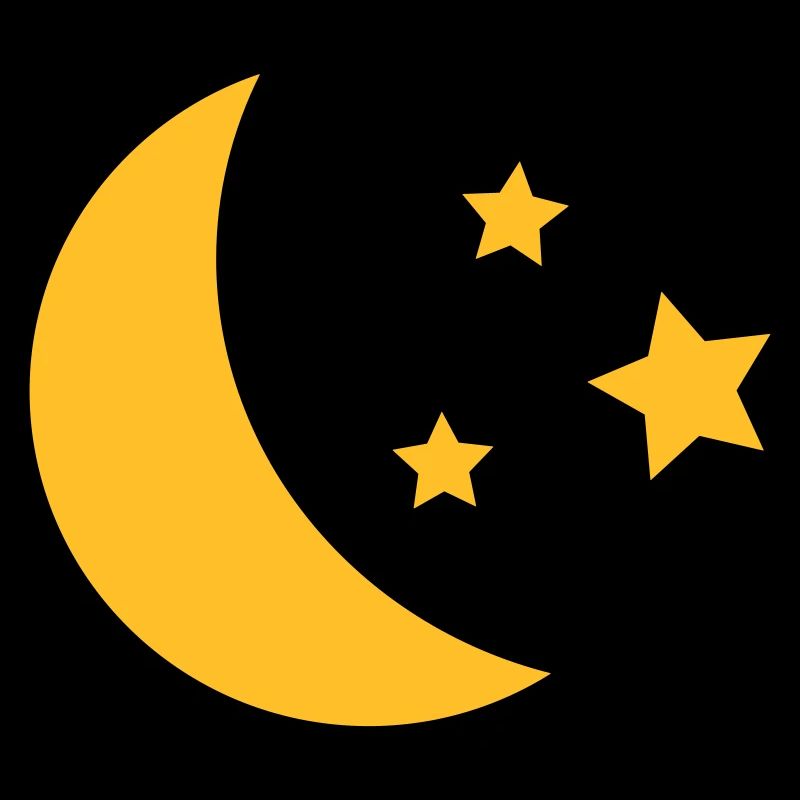 moon and stars