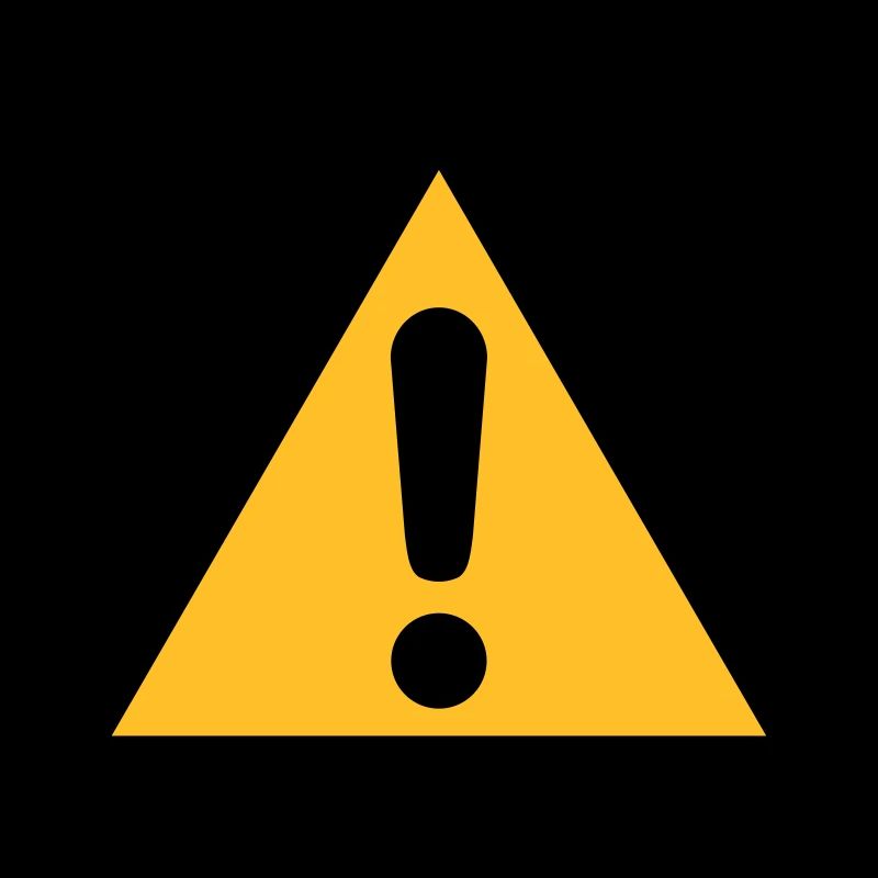 Hazard Symbol - General Danger (2-color)