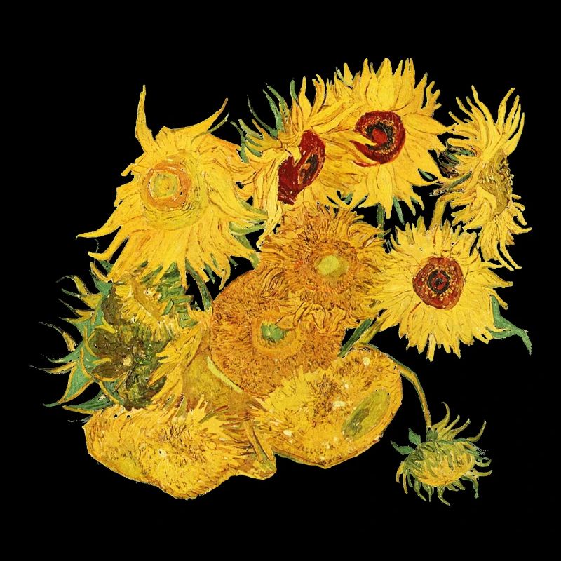 Vincent van Gogh Sunflowers Pullover Sweatshirt Gogh Shirt